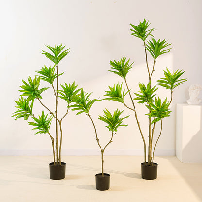 Wholesale Of Simulated Green Plants Lilies Bamboo