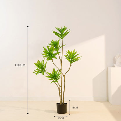 Wholesale Of Simulated Green Plants Lilies Bamboo