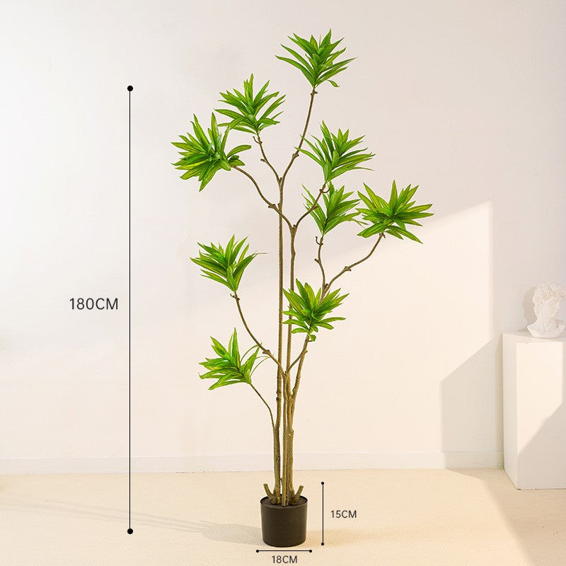 Wholesale Of Simulated Green Plants Lilies Bamboo