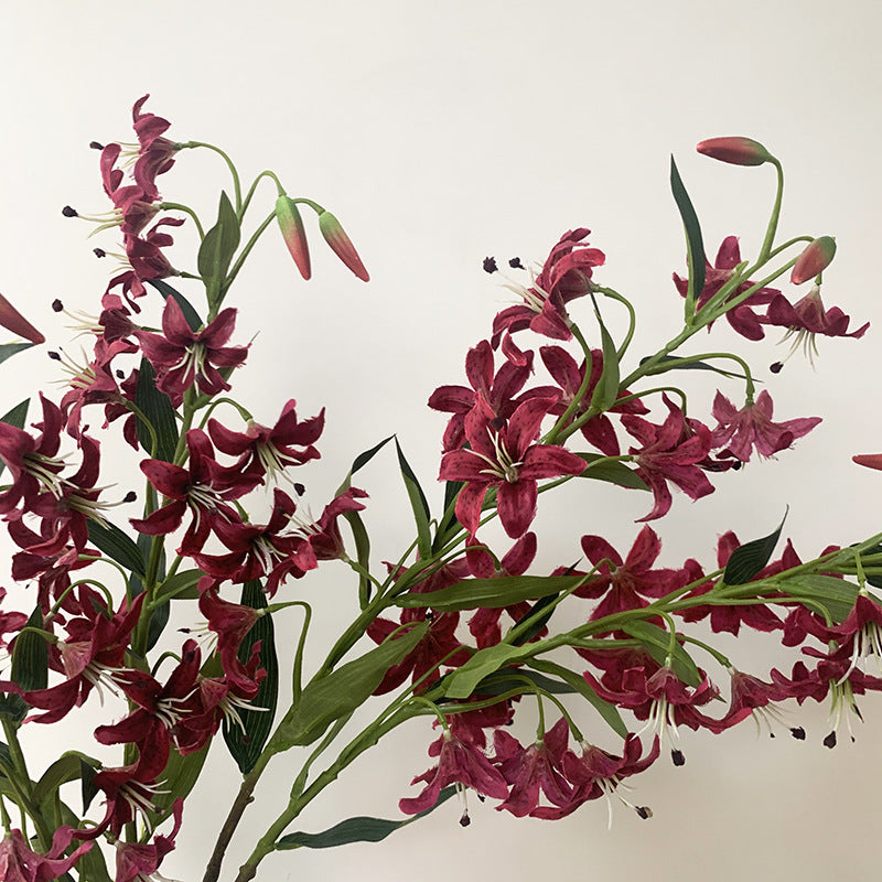 Home Soft Decoration Wedding Simulation Flower Lily