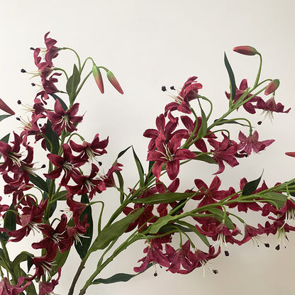 Home Soft Decoration Wedding Simulation Flower Lily