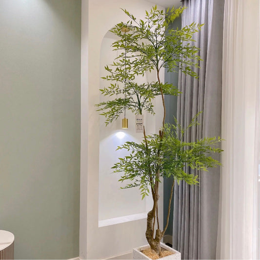 Simulated Plant Nantianzhu Potted Indoor False Green Plant