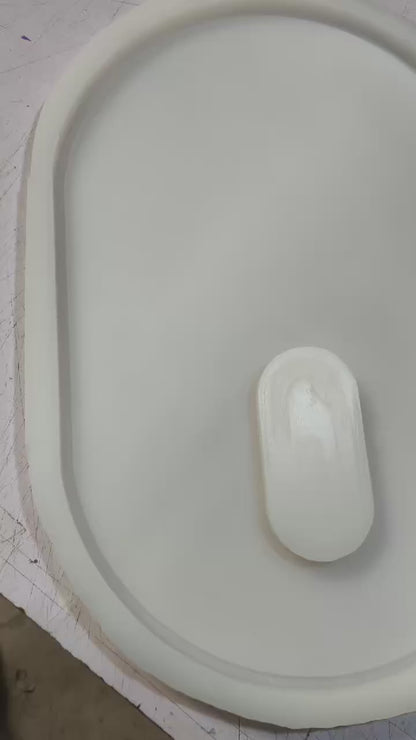 Oval Tray Silicone Casting Mold