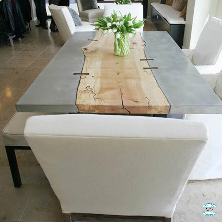 Modern Cement Fiber Tea Table for Home Patio