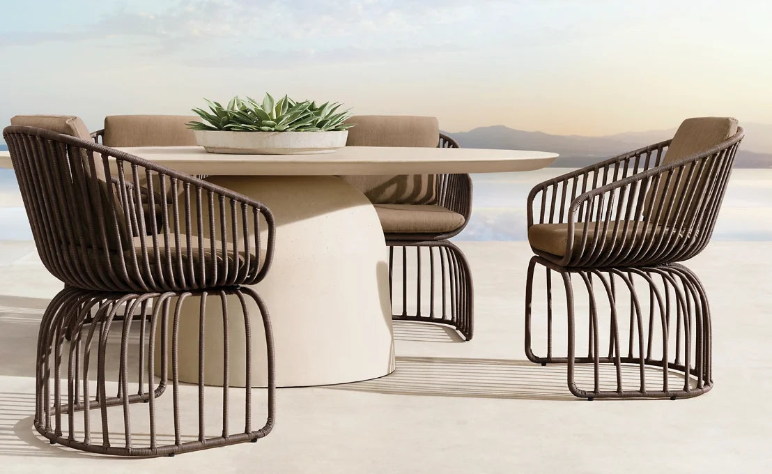 Concrete Round Dining Table
