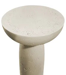 Elefante Modern Art Anthracite Cement Side Table